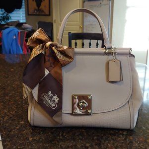 COACH DRIFTER CARRYALL GREY BIRCH MIXED LEATHER